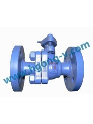 DIN/API Carbon steel WCB flange floating ball valve